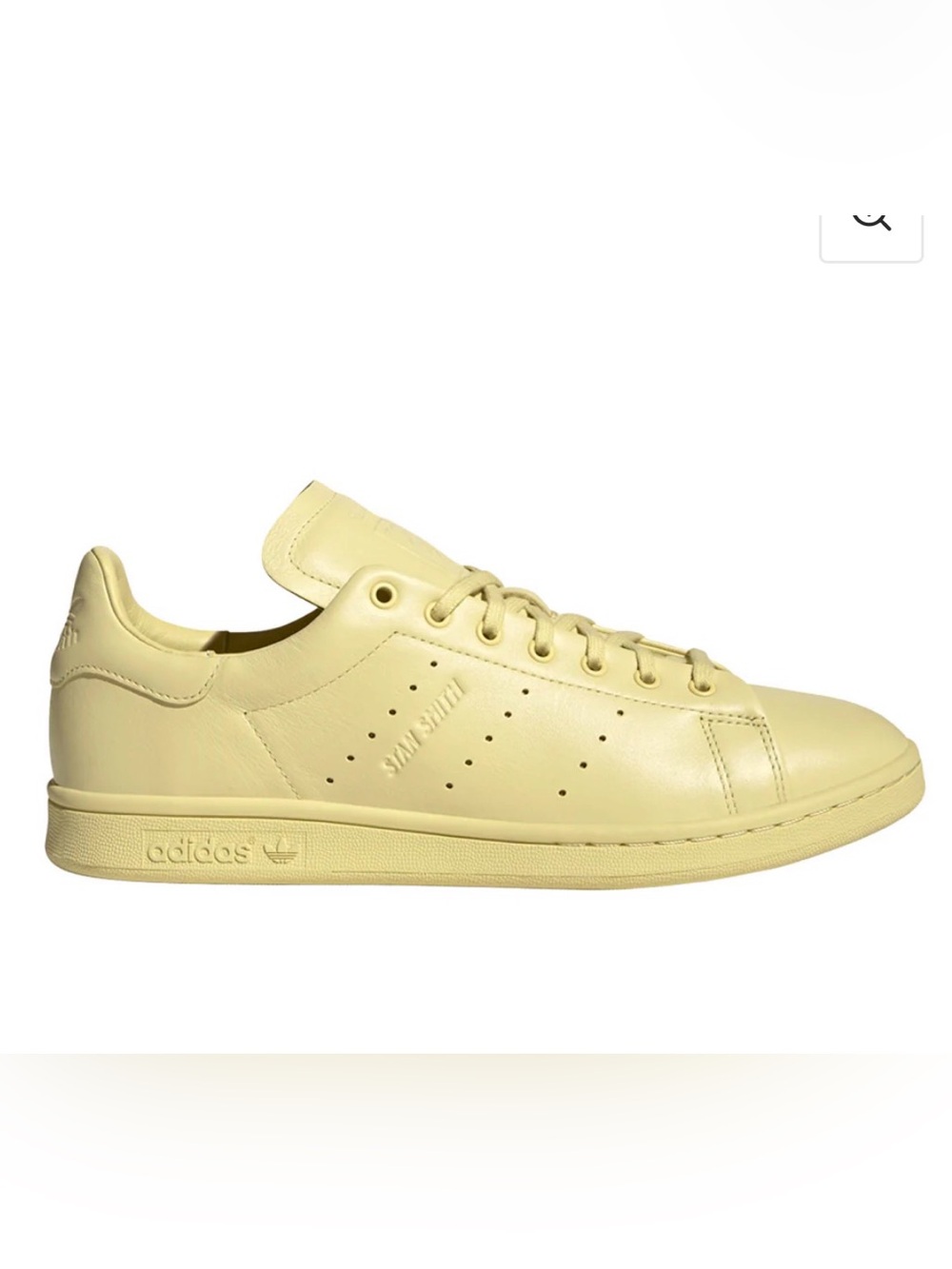 adidas Stan Smith Leather Sneaker — Pale Yellow